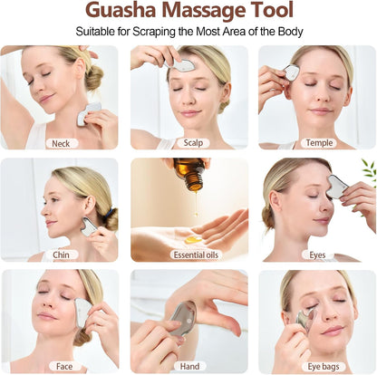304 Stainless Steel Gua Sha Tool Facial Lift Jawline Gift for her