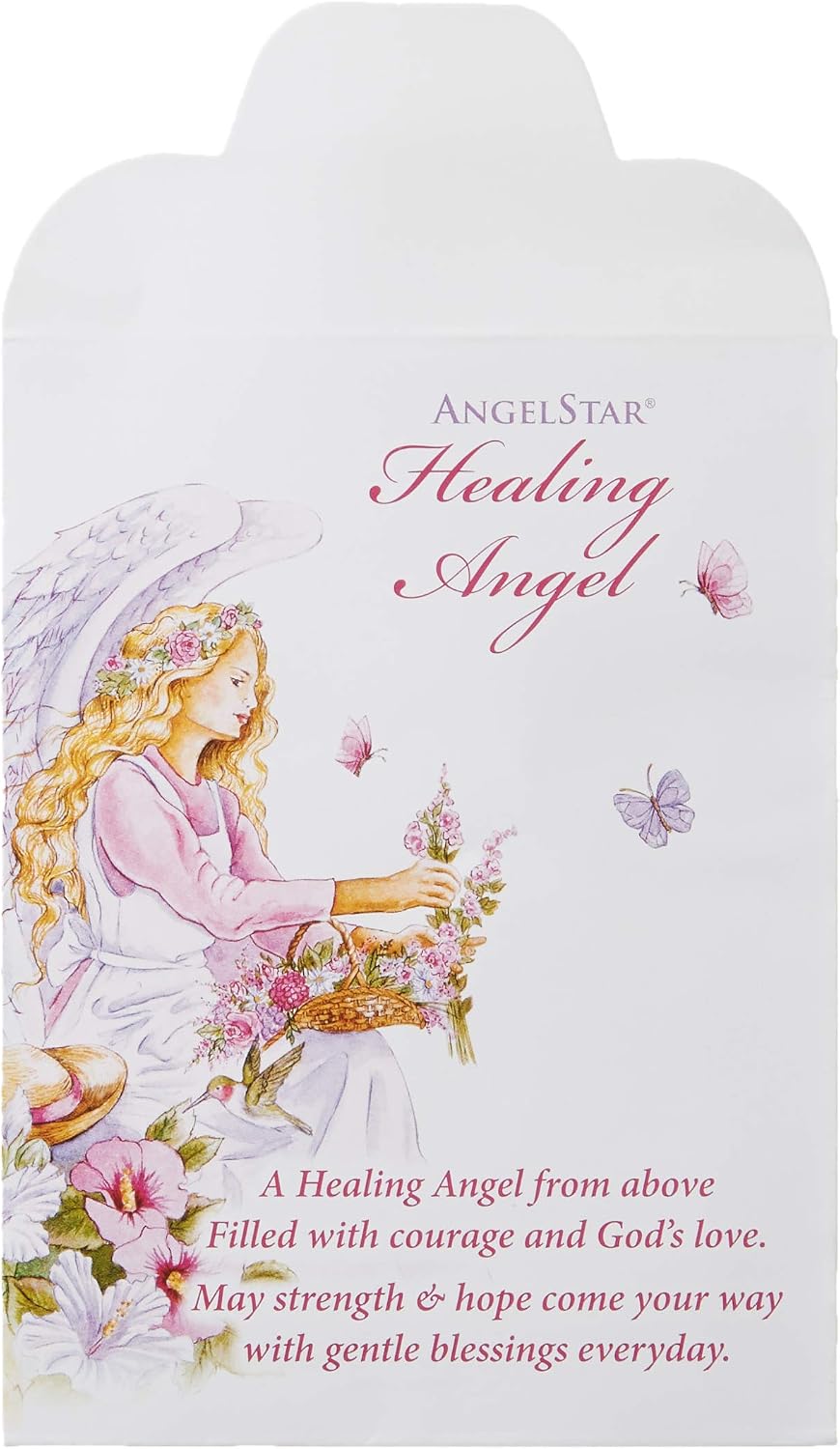 AngelStar 8706 Healing Angel Worry Stone, 1-1/2-Inch, White