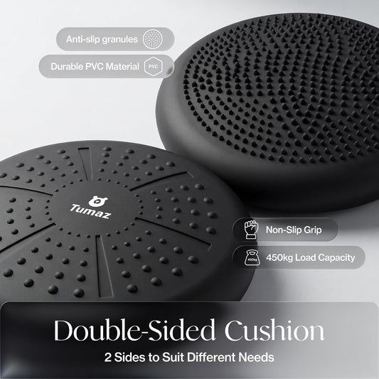 Tumaz Wobble Cushion Wiggle Seat Core Balance Disc with Pump