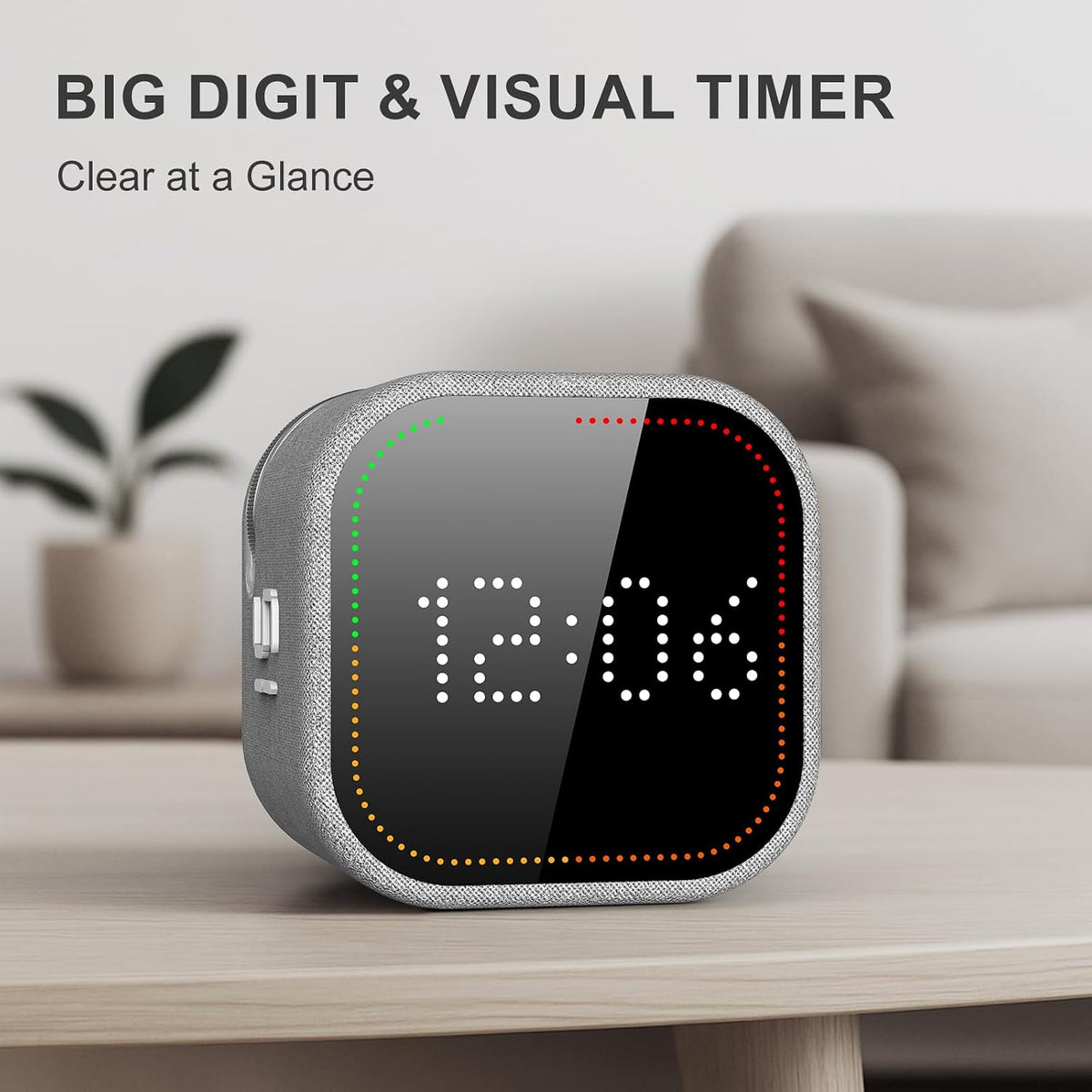 REACHER Fast Custom Pomodoro Timer Cube, Productivity Timer for ADHD