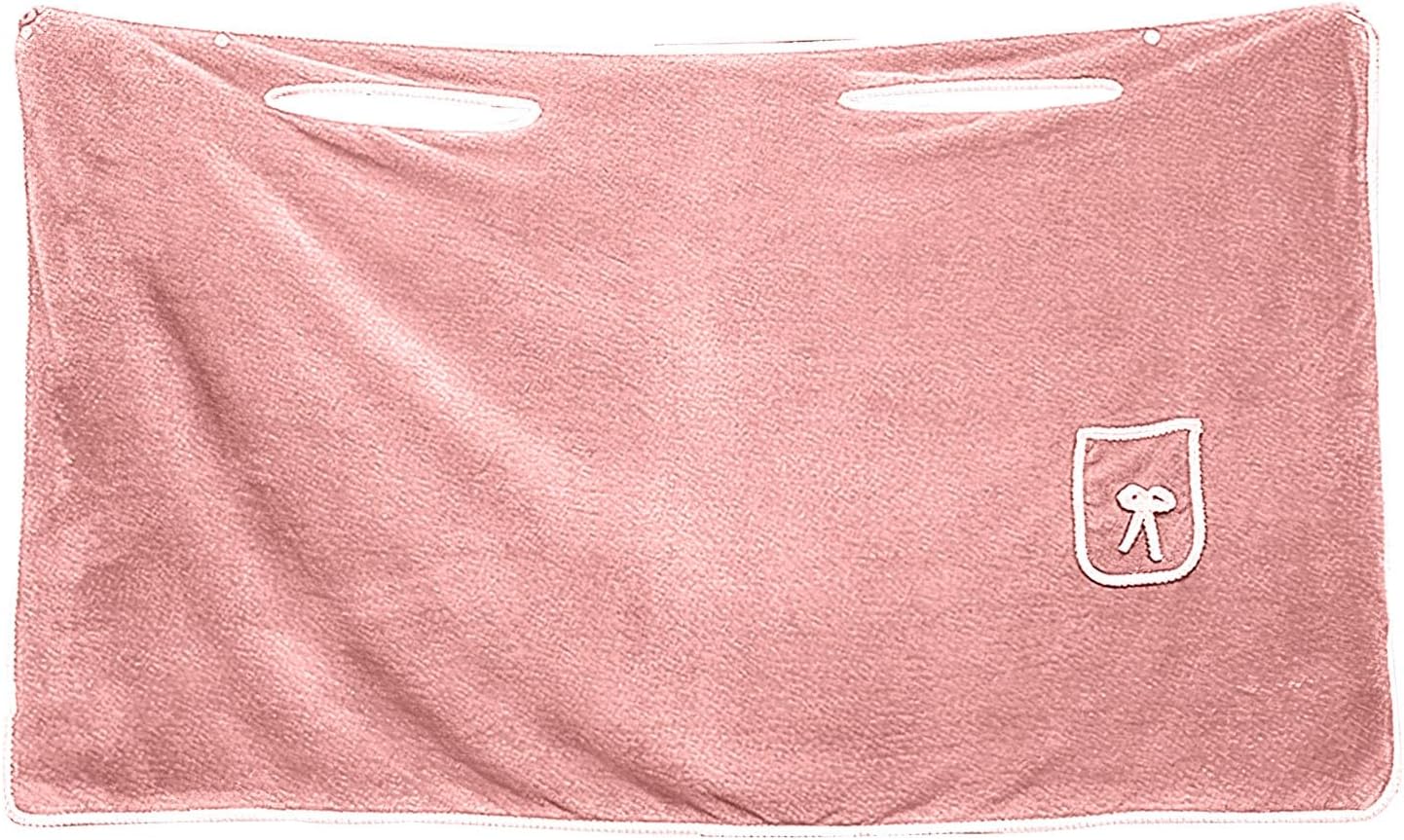 Women's Wearable Towel Bathrobe,Plus Size Wearable Shower Skirt,Quick Dry Absorbent Bath Towel for Comfortable Home Spa Body,Green, 53x31in/50-70kg