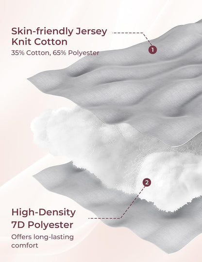 Momcozy Cooling Pregnancy Pillow - U Shaped Full Body Maternity Pillow