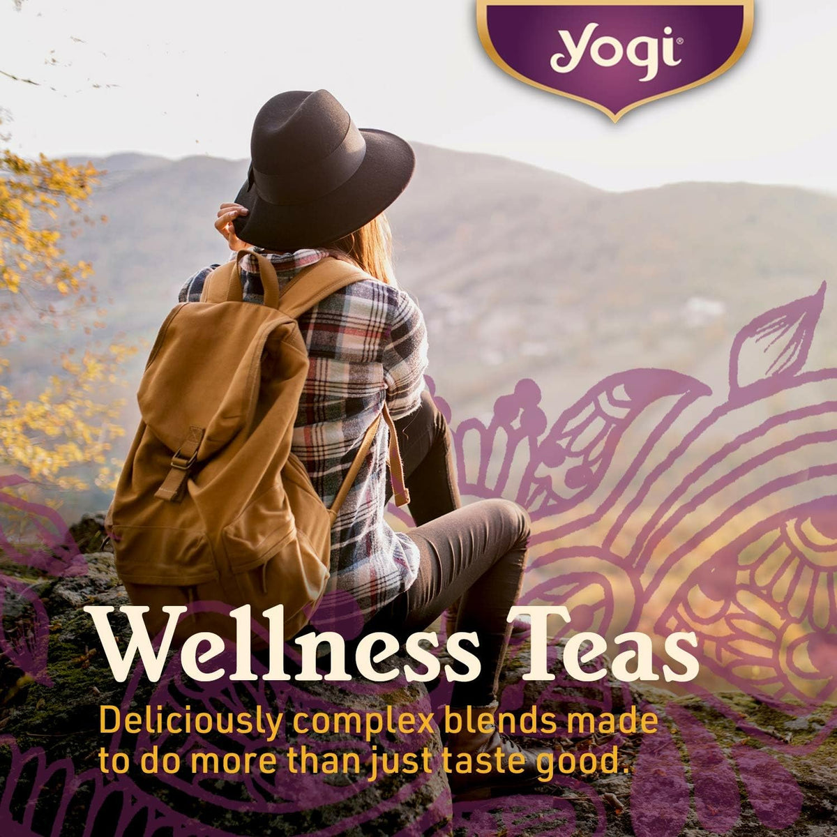 Yogi Pure Green Tea, 16 Tea Bags (4 Pack)