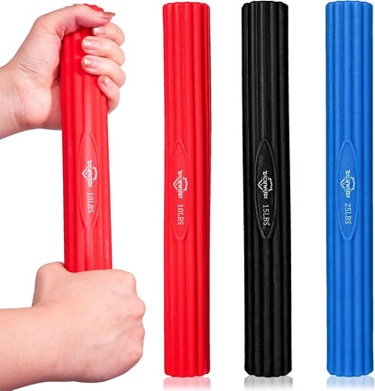 DICYWUDI Flex Therapy Bar and Grip Strength Trainers set, Physical Therapy & Resistance Bar for Golfers Elbow, Tendinitis, Wrist,Forearms Pain, Improve Grip Strength and Relieve Pain