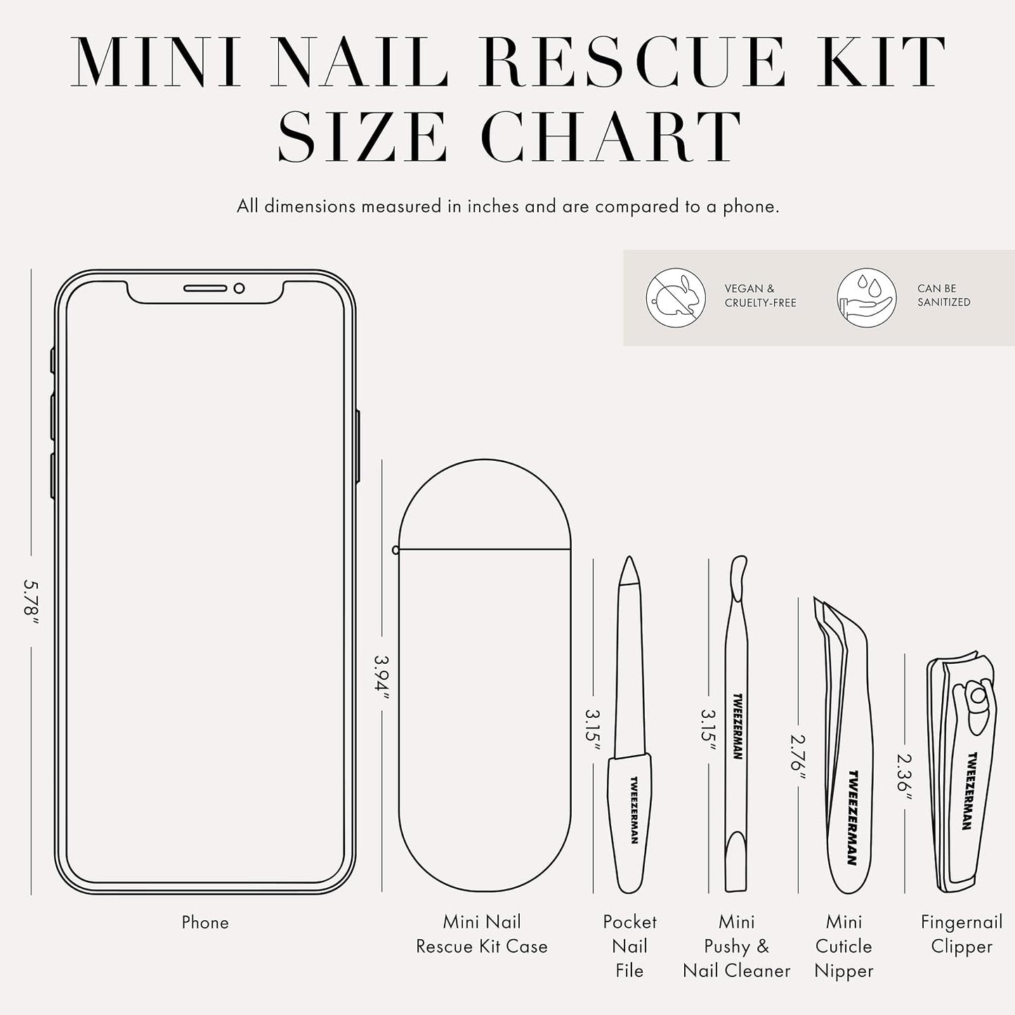 Tweezerman Mini Nail Rescue Kit