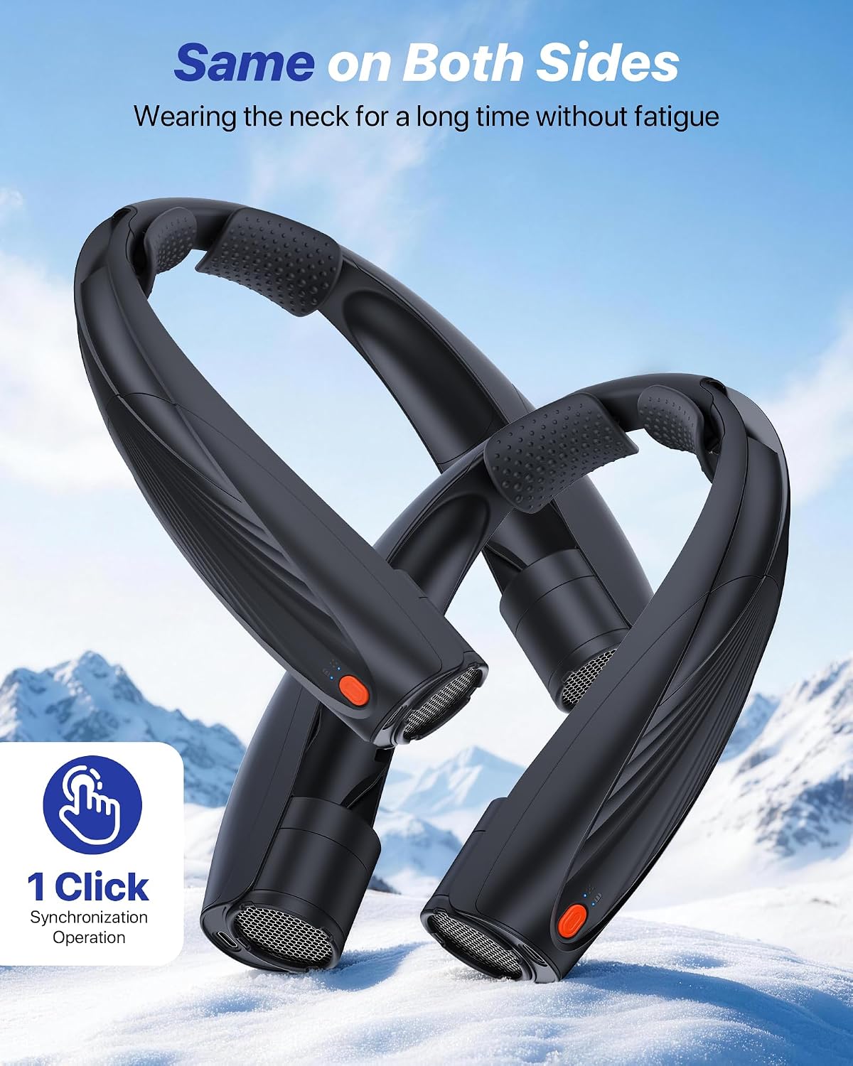 Kesguar Portable Neck Fan, 20H RunTime, 6000mAh Rechargeable