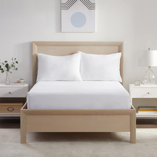 Serta Power Chill Cooling Waterproof Mattress Protector, Queen