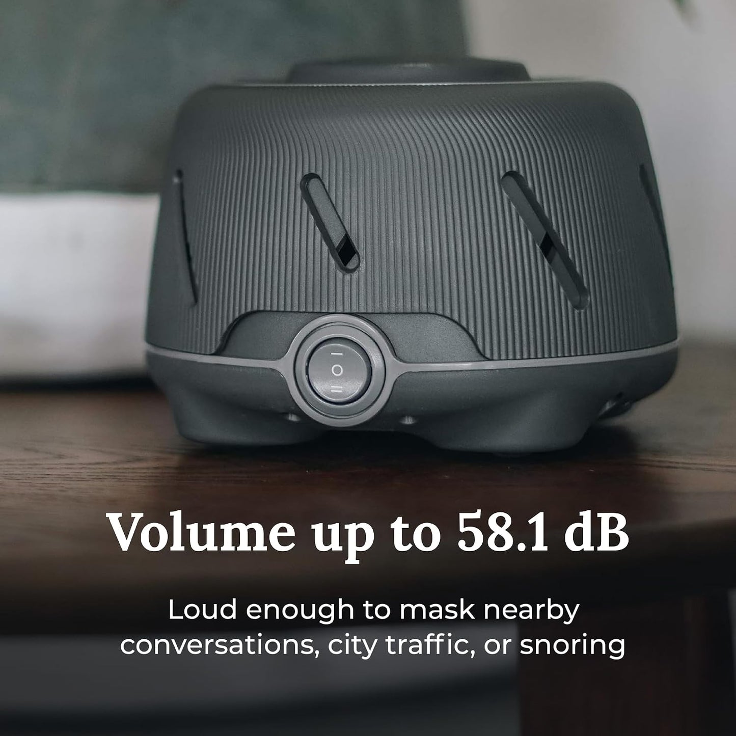 Yogasleep Dohm (White/Gray) The Original White Noise Machine, Relaxing Natural Sound from a Real Fan, Sleep Aid & Noise Cancelling for Adults & Baby, Office Privacy & Meditation, Baby Registry