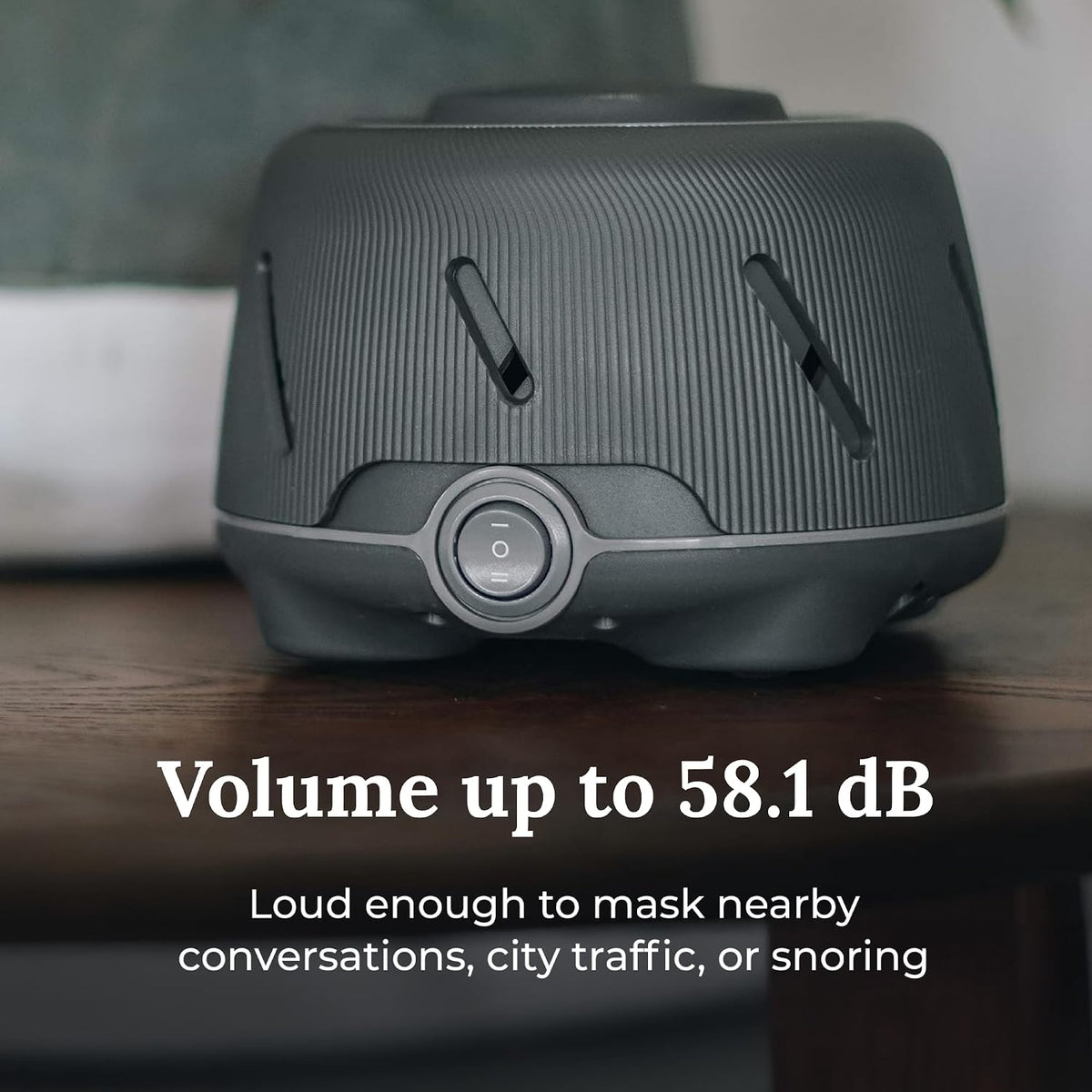 Yogasleep Dohm (White/Gray) The Original White Noise Machine, Relaxing Natural Sound from a Real Fan, Sleep Aid & Noise Cancelling for Adults & Baby, Office Privacy & Meditation, Baby Registry