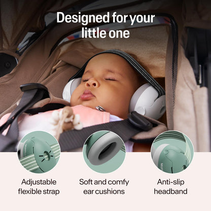Alpine Muffy Baby Ear Protection for Babies and Toddlers up to 36 Months - CE & ANSI Certified - Noise Reduction Earmuffs - Comfortable Baby Headphones Against Hearing Damage & Improves Sleep - Blush