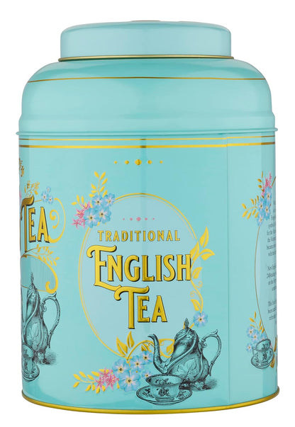 New English Teas Victorian Tea Tin with 240 English Breakfast Teabags