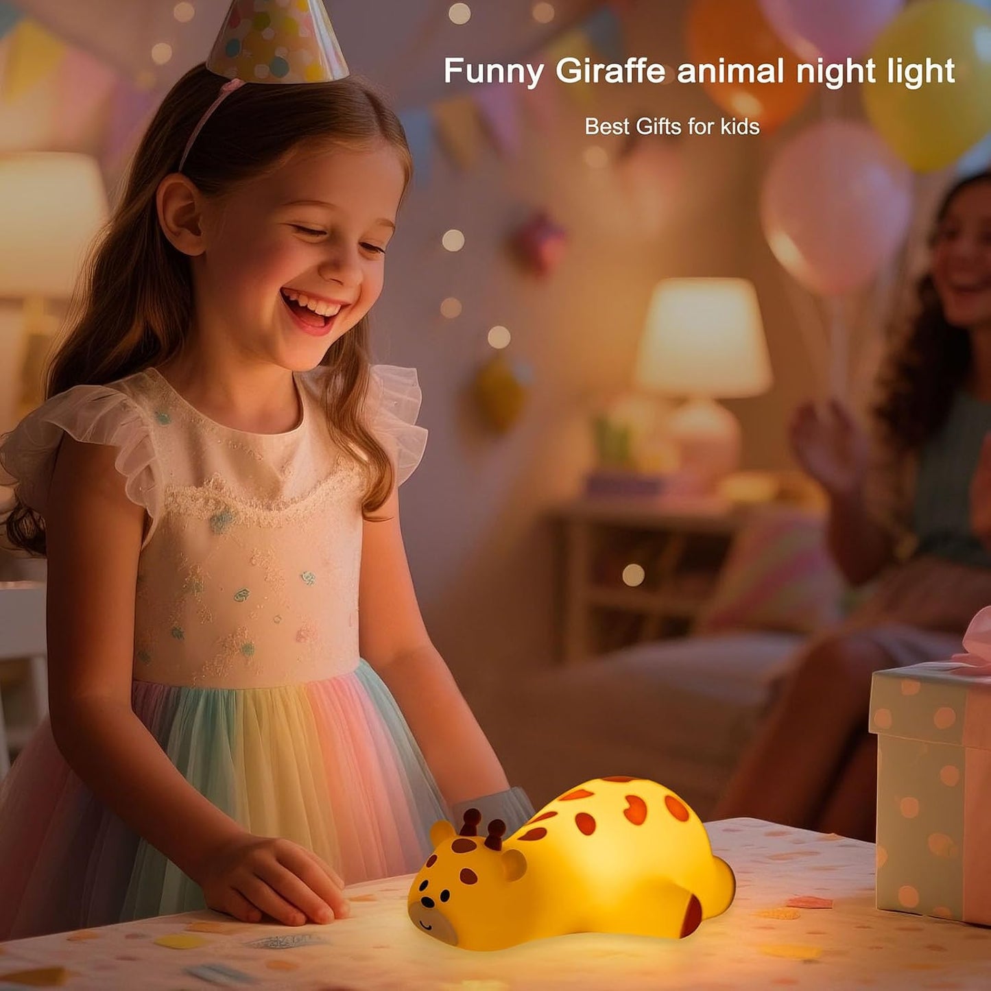 Sloth Gifts for Kids, Squishy Sloth NightLight,Silicone Animal Nursery Lamp