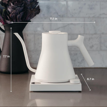 Fellow Stagg EKG Pro Electric Gooseneck Kettle – Precise Temperature Control, Quick Heating, Brew Timer, Scheduling, Stainless Steel, Pour-Over Coffee - 0.9L, Matte Black