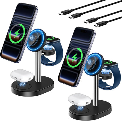 Mag-Safe Charger 3 in 1 Charging Station for iPhone Apple Watch AirPods