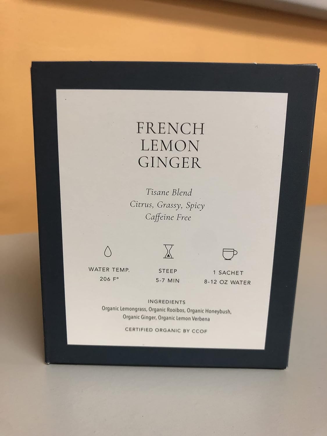Art of Tea Organic French Lemon Ginger 1.5oz Loose Leaf Tea Tin, Caffeine Free Herbal Tea, Organic Rooibos & Lemongrass Ginger Tea, Premium Loose Leaf Herbal Tea for Relaxation & Digestion