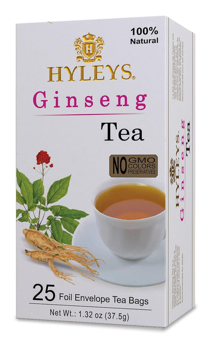 Hyleys Dandelion Root & Green Tea with Milk Thistle and Licorice Root - Herbal Detox Blend - 25 Tea Bags