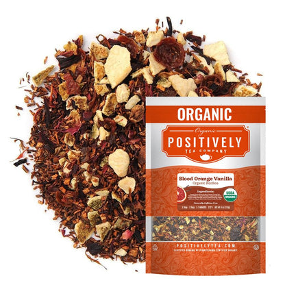 Organic Positively Tea Company, Lavender Chamomile, Herbal Tea, Loose Leaf, 16 Ounce