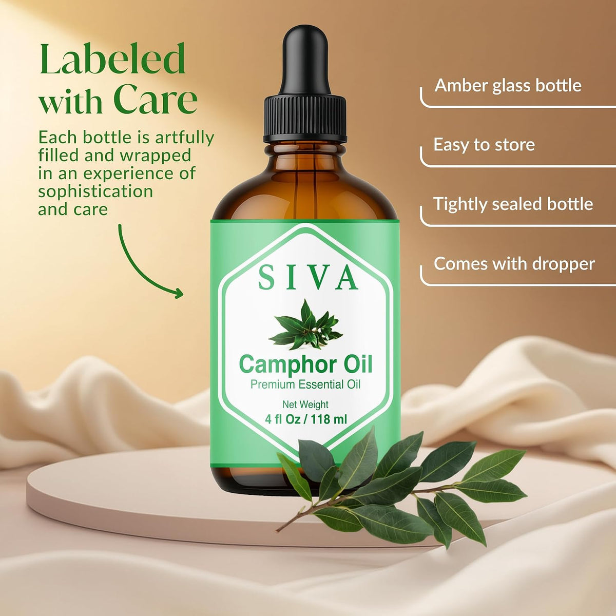 Siva Lavender Essential Oil, Huge Bottle, Large Size, 16 Fl Oz (473 ml)