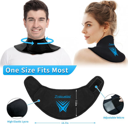 Knee Ice Pack Wrap Extended Ice Packs for Injuries Reusable Leg Freeze Compression Sleeves, Gel Cooling Knees Brace Cold Hot Packs Therapy Flexible for Pain Relief, Surgery Recovery Gift for Women Men