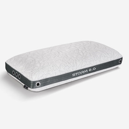 Bedgear Storm Performance Pillow, 1.0 Cooling Pillow for Side Sleepers, Medium Firm Support, Ver-Tex Cooling Cover, Air-X Mesh, Washable