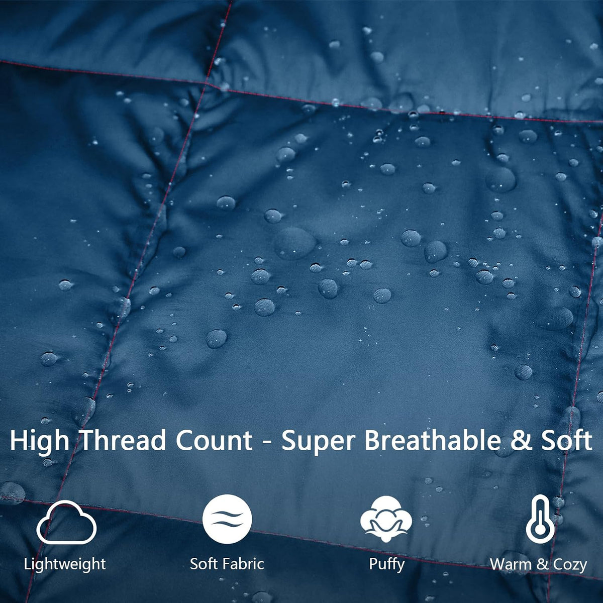 Mini Camping Blanket Lightweight Puffy Camp Blanket