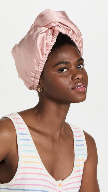 Kitsch Microfiber Hair Towel Wrap for Women – Ultra Absorbent Microfiber Bath Towels for Wet, Curly, Long or Short Hair – Anti-Frizz Hair Wrap, Great Hair Products Gift for Women – Pink
