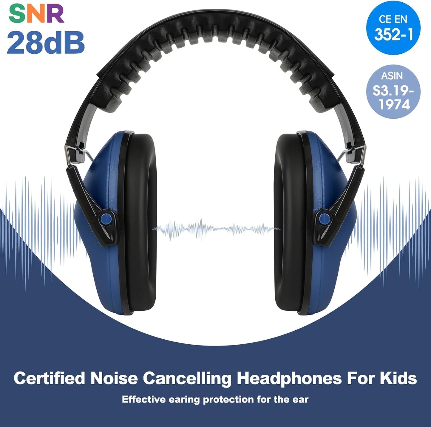 Floriogra Noise Cancelling Headphones for Kids, Kids Ear Protection 28dB SNR Noise Reduction Ear Muffs for Toddler/Children, Hearing Protection for Monster Jam, Concerts, Fireworks