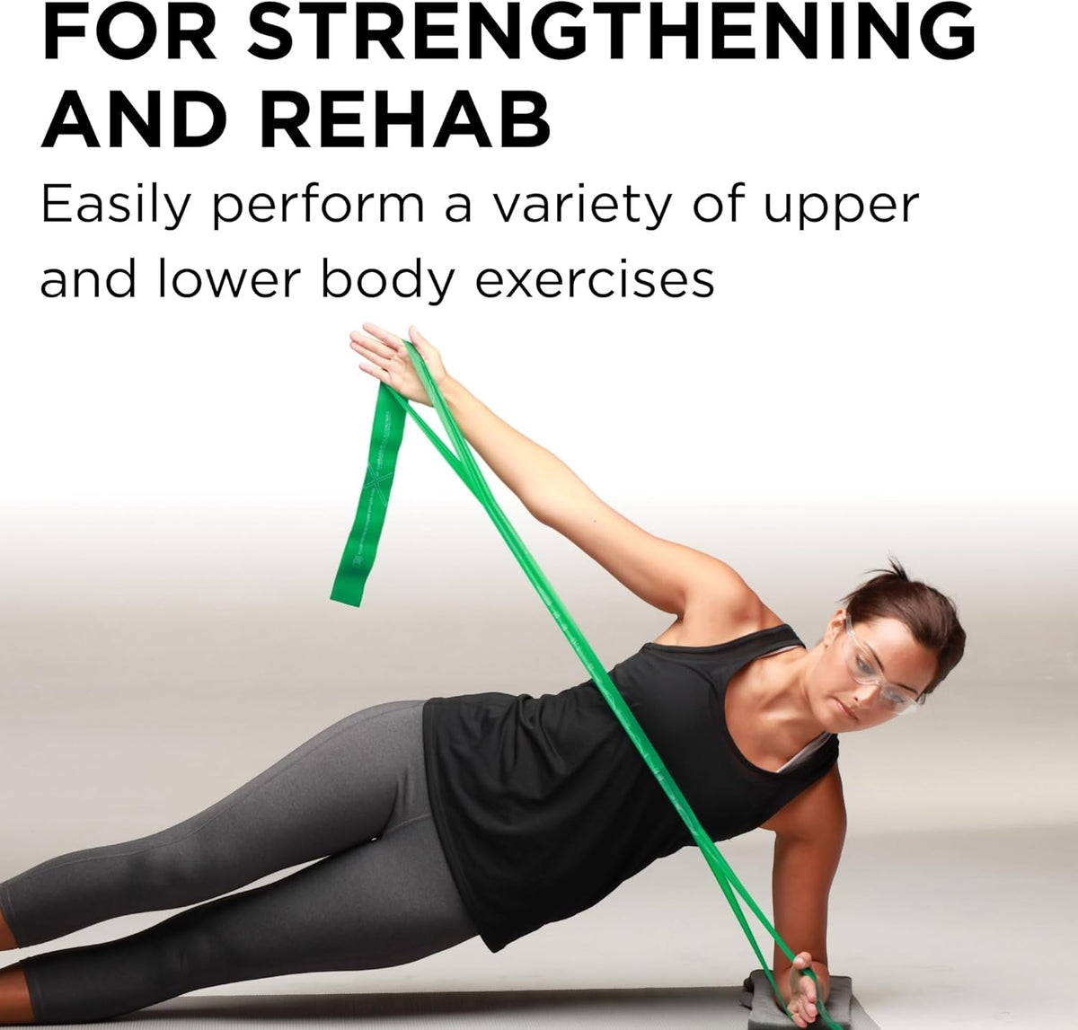 THERABAND CLX Resistance Band with Loops, Fitness Band for Home Exercise and Workouts