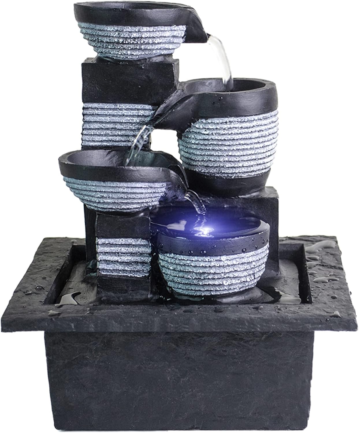 Ferrisland Resin LED Indoor Water Fountains