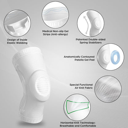 NEENCA Professional Knee Brace, Medical Knee Support for Women & Men Relief