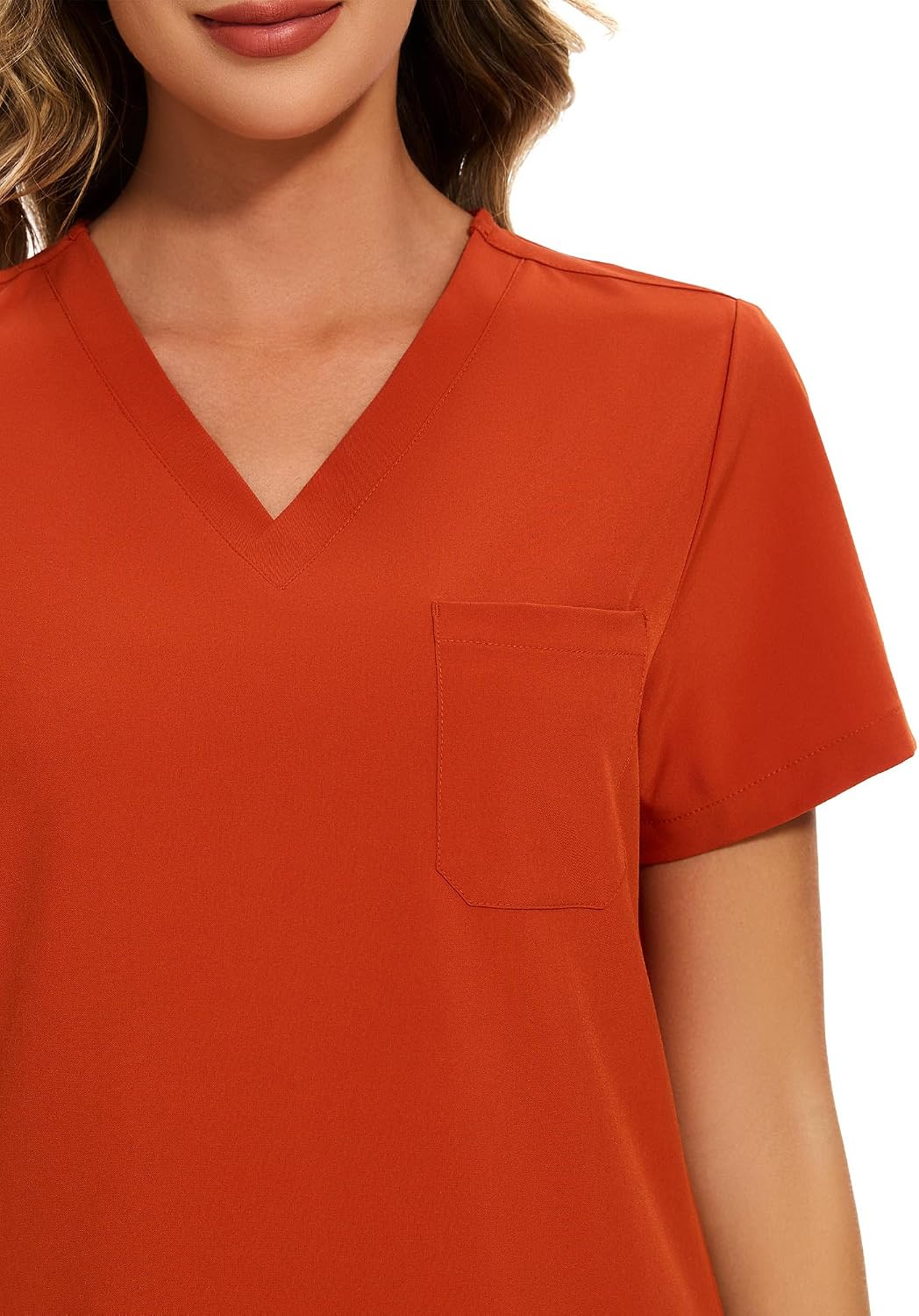 COZYFIT Scrubs for Women Set - Stretch V-Neck Scrub Top & Jogger Pant with 8 Pockets COZY SCRUBS - Colors C