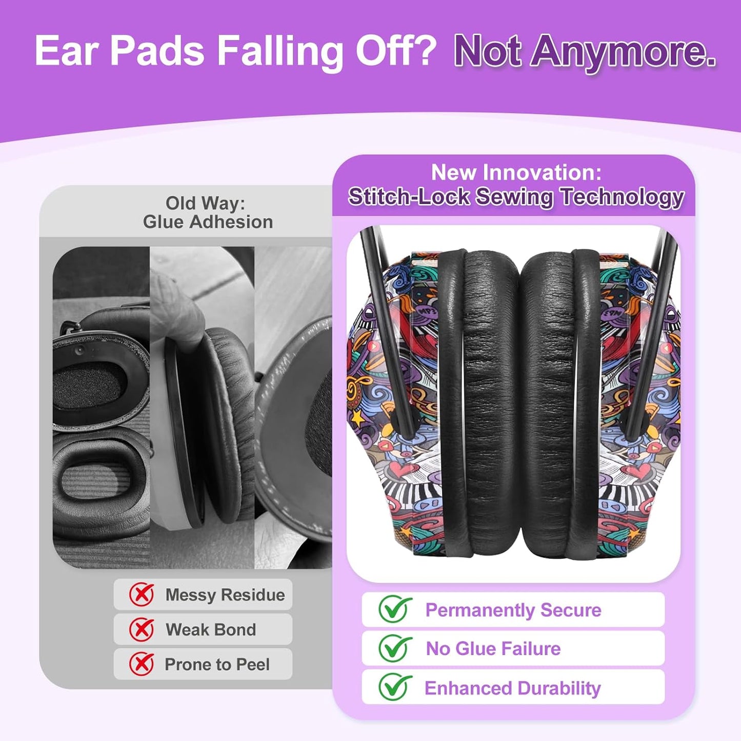 ZOHAN EM030 Kids Ear Protection, Noise Cancelling Headphones Ear Muffs for Autism Sensory, Safety Noise Reduction Hearing Protection for Monster Truck/Concerts/Fireworks/Air Shows