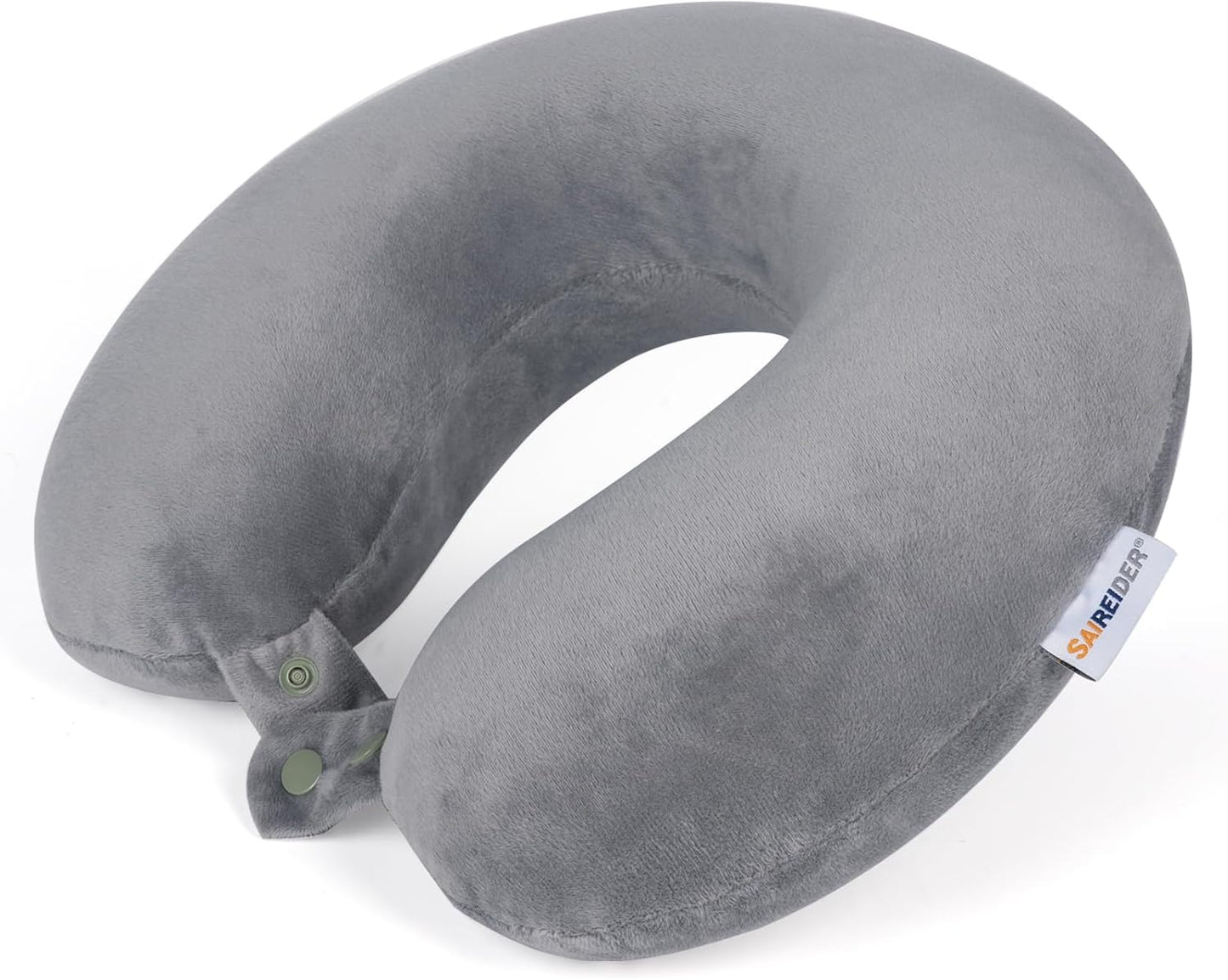 SAIREIDER Neck Pillows for Travel-Head Neck Support Travel Pillow for Traveling, Car, Home, Office Adjustable(Navy Blue)