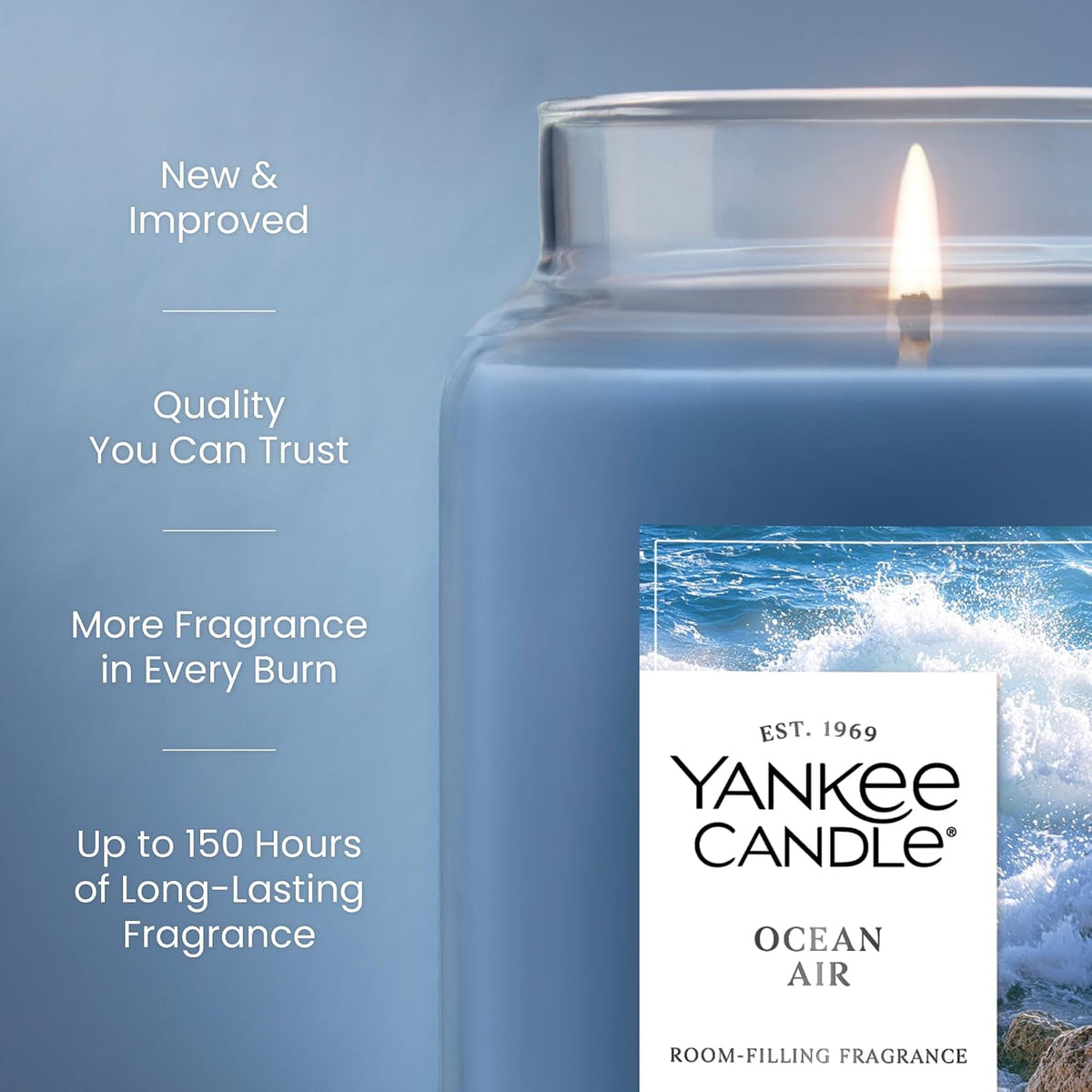 Yankee Candle MidSummer's Night Scented Candle, 22oz Large Jar