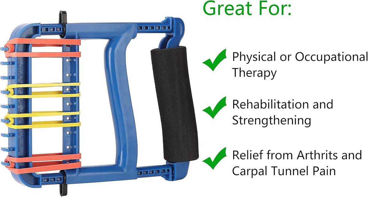 YPCBYNBS Hand Exerciser,Strength Training Grip Strengthener for Physcial Therapy,Blue
