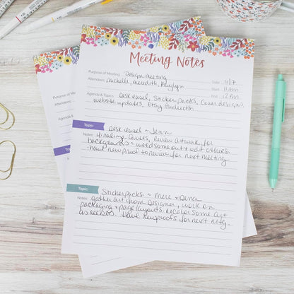 bloom daily planners Horizontal Weekly To Do List Notepad with 60 Undated Sheets - Weekly Desk Planner or Chore Pad with Priorities & Habit Tracker - 8.5” x 11” - Pastel
