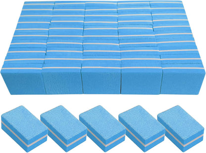 Nail Buffers (50 Pack), Mini Buffer Block Nail File for Acrylic Nails and Natural Nails, 100/180 Grit Nail Buffer Block Bulk Buffing Blocks for Nail Buff Professional Manicure File Blocks Set Pink