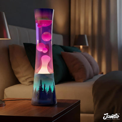 JAMBO 15.5" The Upgraded Motion Lamp, Sunset Decal Motion Light, Beautiful Home Decor, Living Room Bedroom Lamp, Relaxing Nightlight for Teens, Kids & Adults