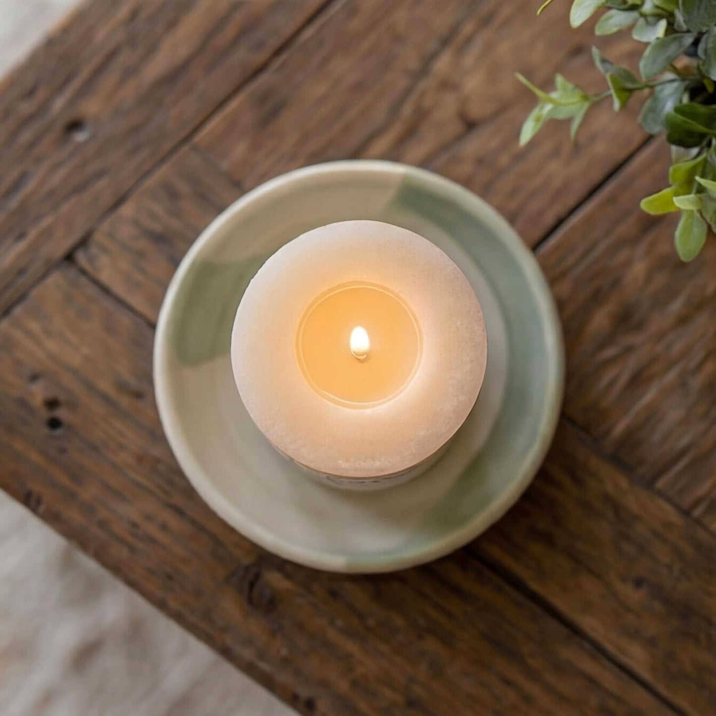 Aroma Naturals Essential Oil Orange and Lemongrass Scented Pillar Candle, Ambiance, 2.5 inch x 4 inch, Yellow