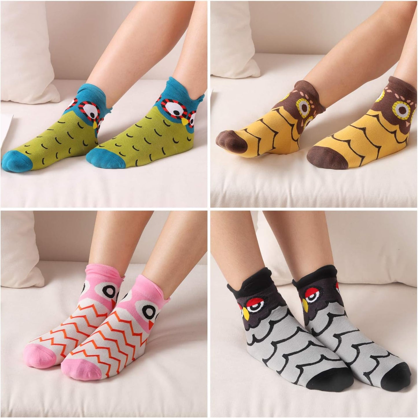 Jeasona Cute Cat Gifts for Women Animal Cat Socks Wife Mom Girlfriend Daughter