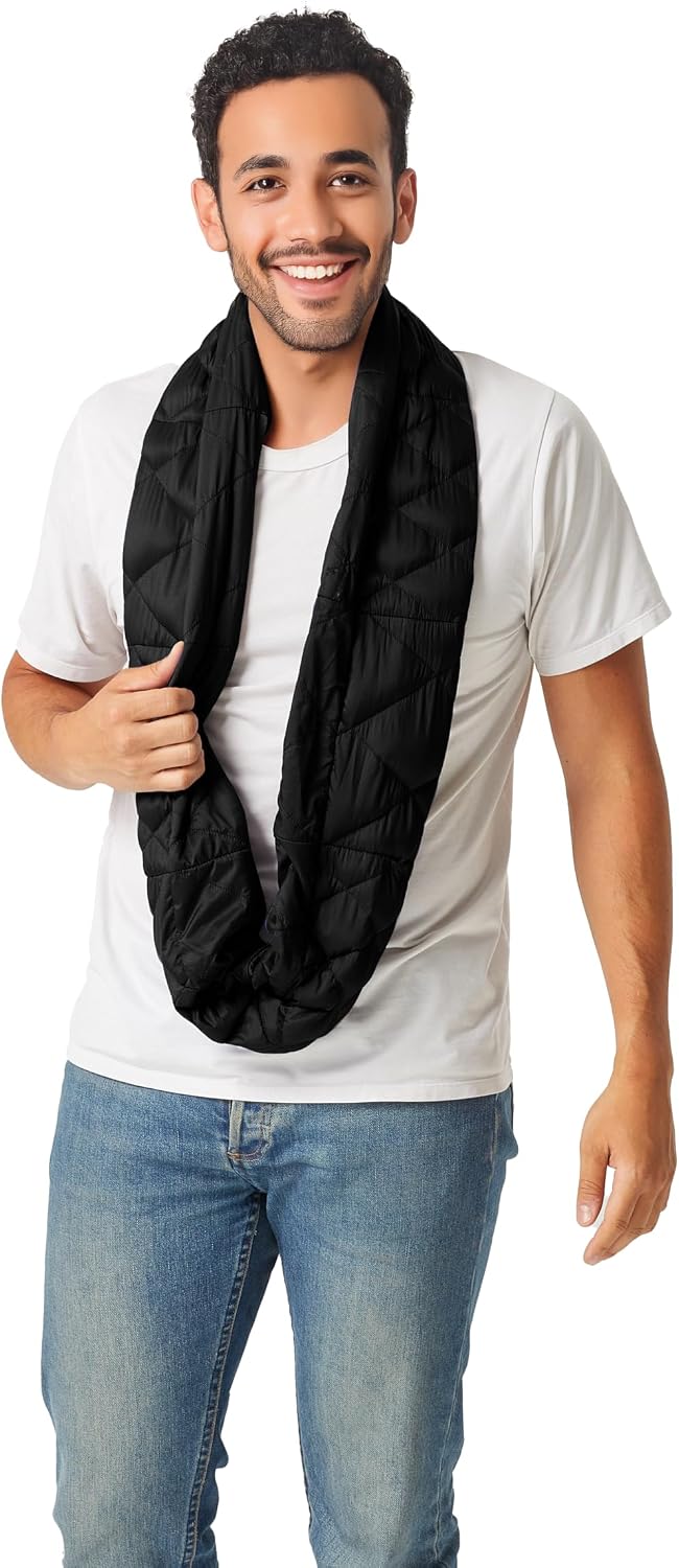 PYVOT Weighted Infinity Scarf, 3 lb Sensory Shoulder Wrap for Everyday Comfort