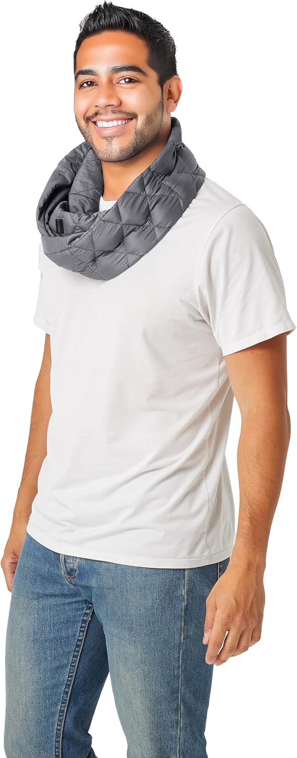 PYVOT Weighted Infinity Scarf, 3 lb Sensory Shoulder Wrap for Everyday Comfort