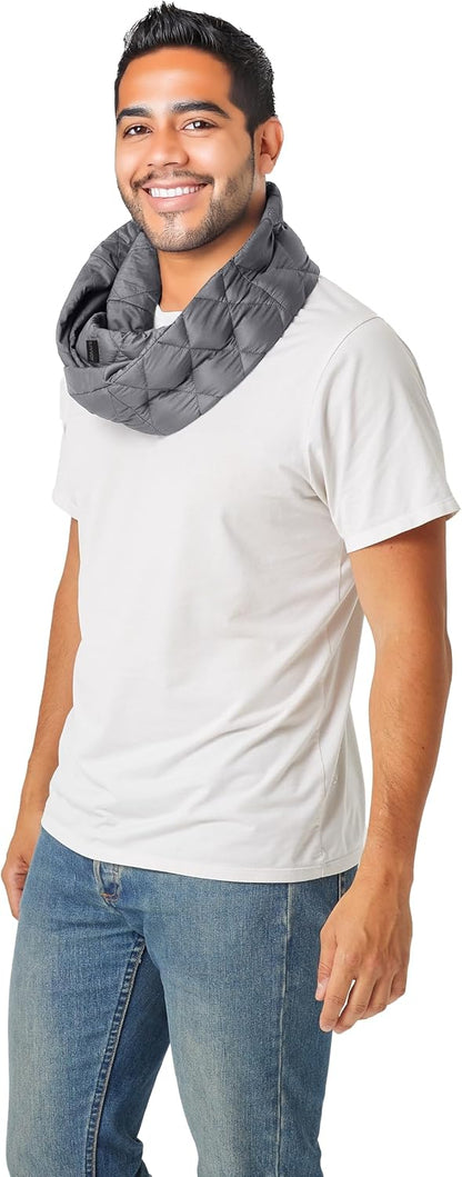 PYVOT Weighted Infinity Scarf, 3 lb Sensory Shoulder Wrap for Everyday Comfort