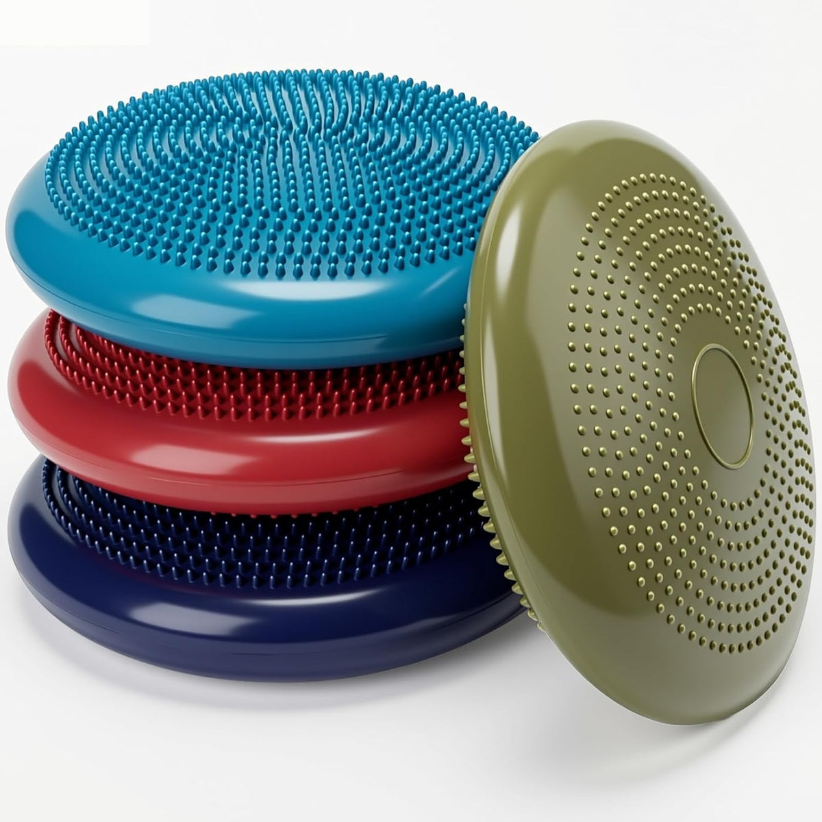 Libima 4 Pcs Wiggle Seat for Kids Inflated Wobble Cushion
