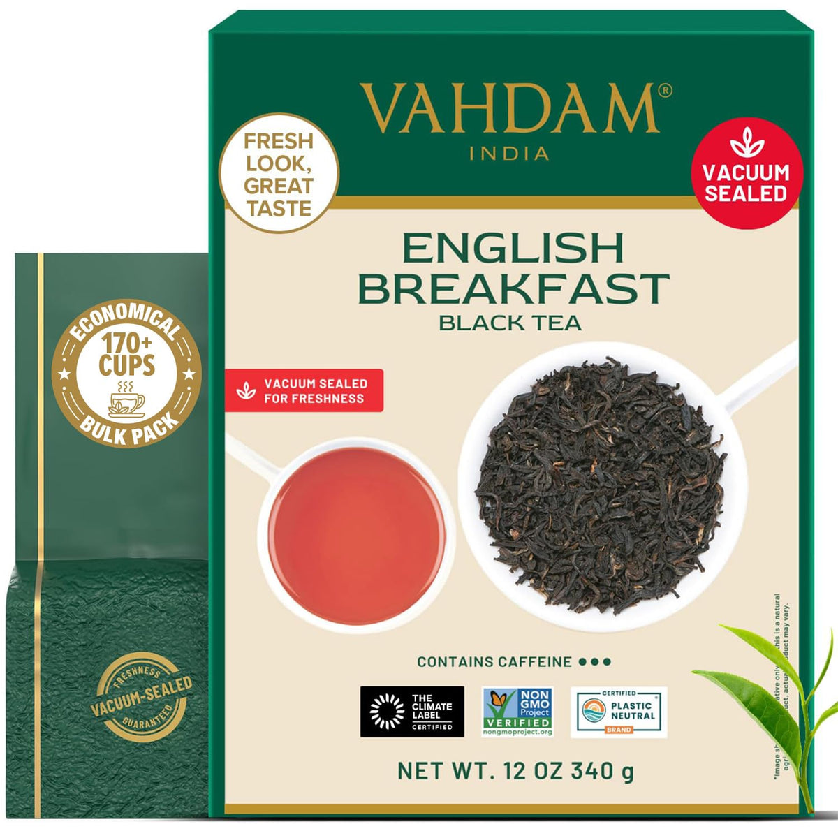 VAHDAM Instant Chai Latte(7.7oz|10 Sachets) Authentic Indian Chai Tea