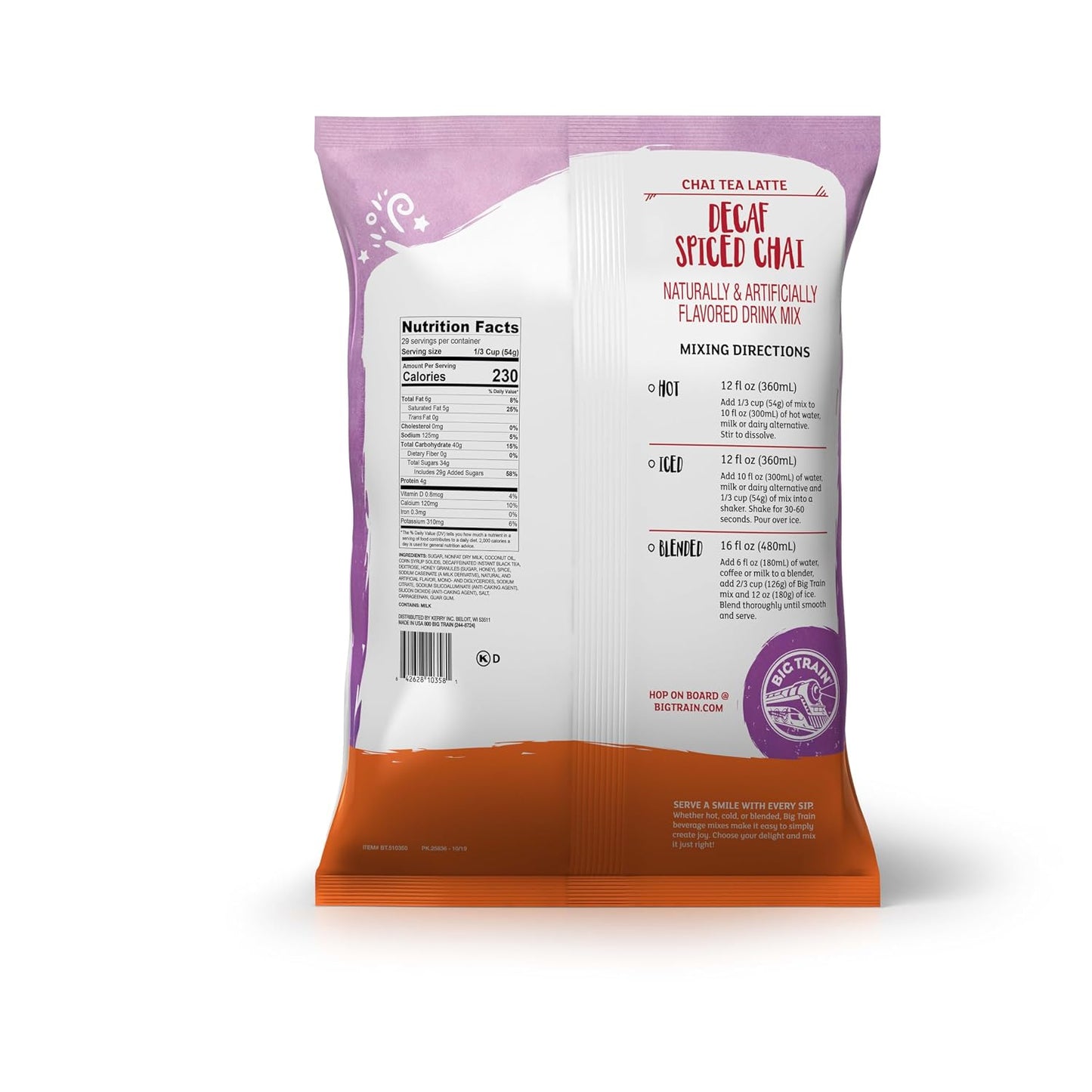 Big Train Vanilla Bean Blended Crème Beverage Mix, 3.5 Pound (Pack of 1) - Colors B