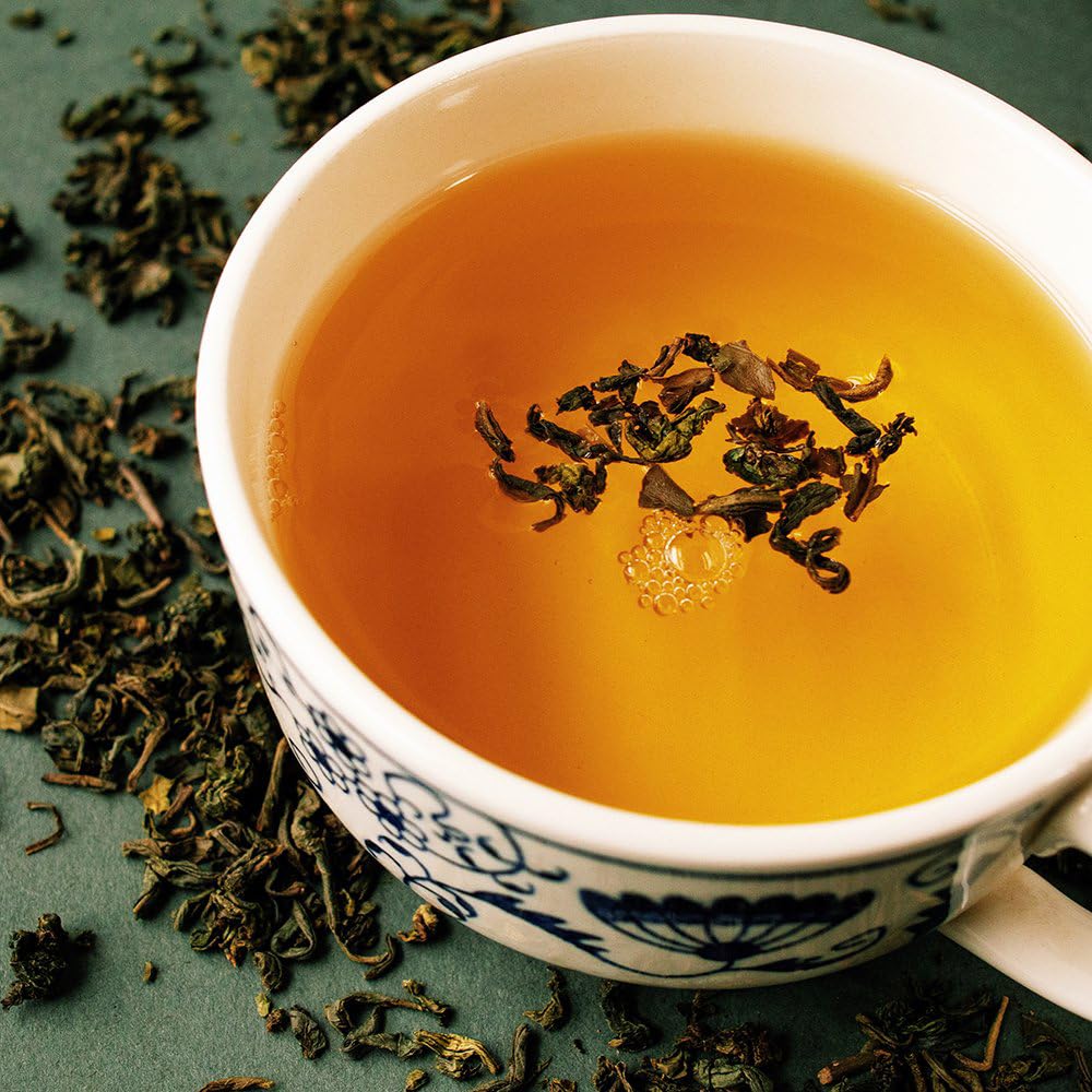 Positively Tea, Organic Jasmine Green Tea, Loose Leaf, 16 Ounce