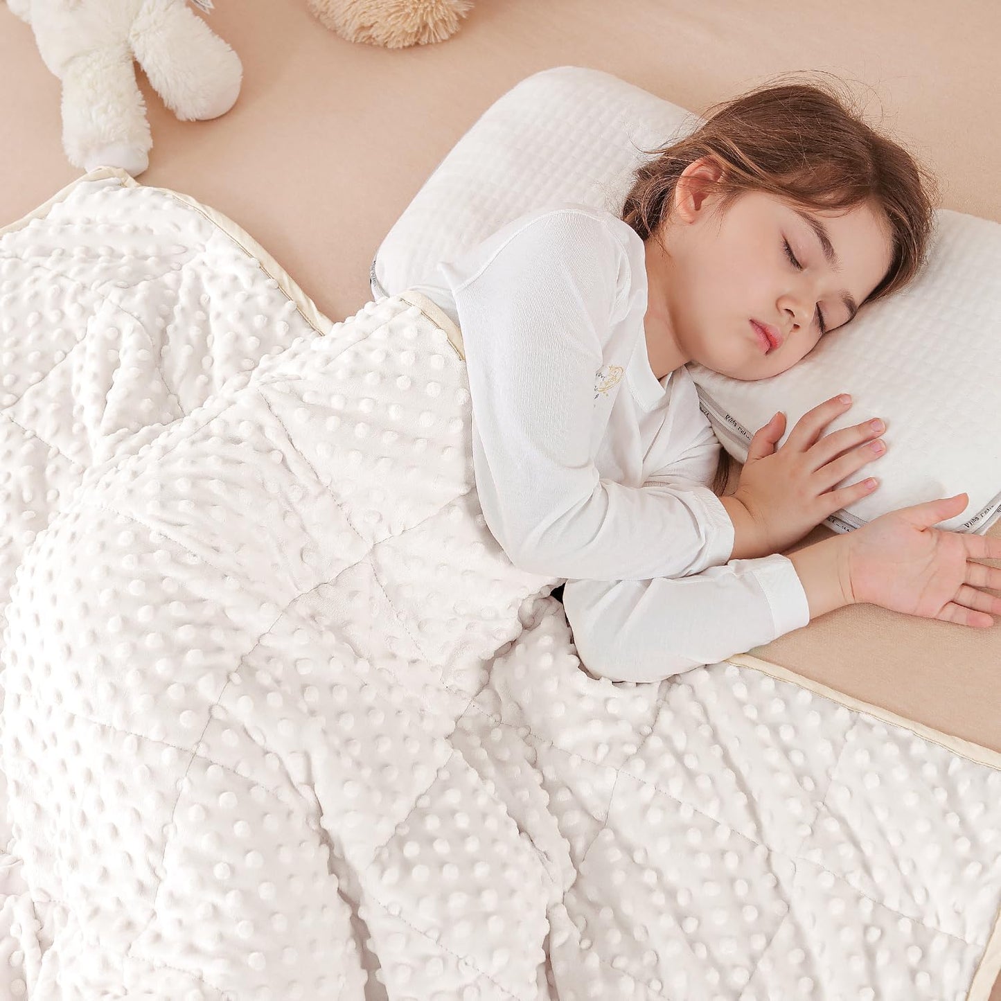 Sivio Weighted Lap Blanket, Weighted Blankets,Soft and Cozy Cooling Heavy Blanket, Calm and Nap, School and Home,2lbs 20 x 30inches, Grey