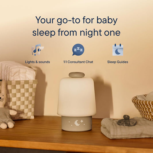 Hatch Baby Sound Machine, Night Light | Hatch Baby | Sleep Support | Registry Essential, Routine Builder, Time-to-Rise Alarm Clock, White Noise, Nursery Stories, Toddler Kids (Wi-Fi) (Putty)