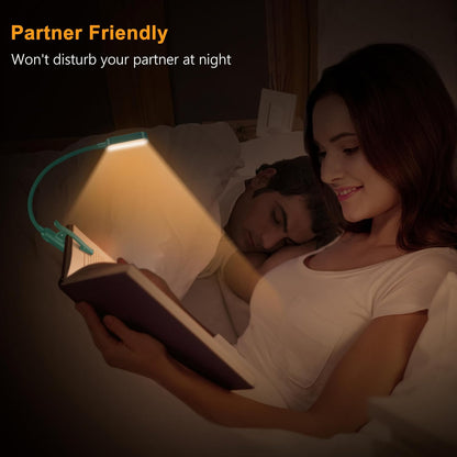 Gritin 16 LED Rechargeable Book Light for Reading in Bed